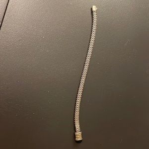 John Hardy Chain Dot Bracelet 18k Gold & Silver